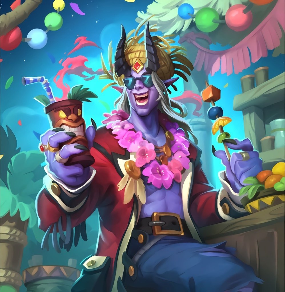LunethD's tweet photo. Hearthstone Feast Denathrius 
by N. Saviori &amp; Mooncolony 🍹✨ https://t.co/SJKJgSNjPy