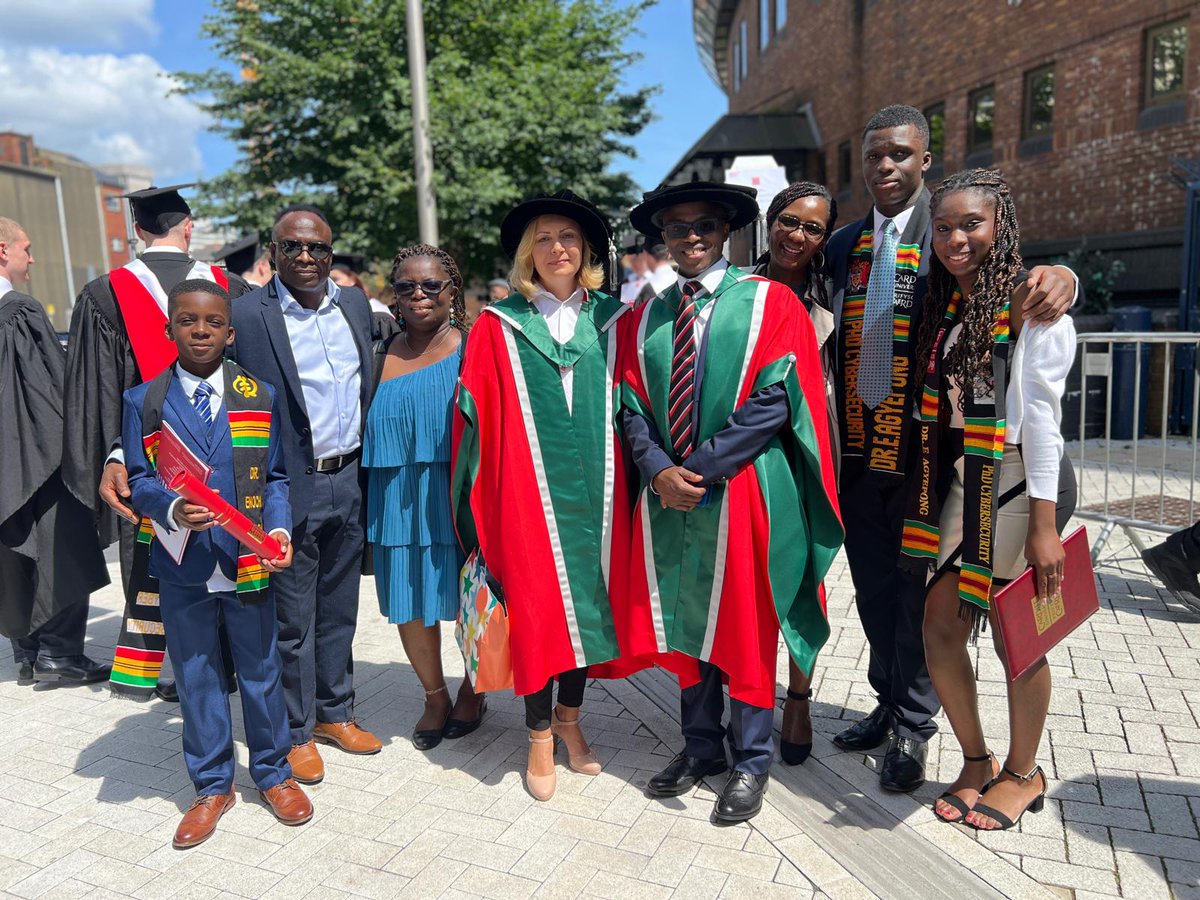 Yulia Cherdantseva (@ycherdantseva) on Twitter photo Congratulations to Dr <a href="/enochagyepong/">Enoch Agyepong</a> and his family with graduation!
Welcome to the club! Congratulations to Dr <a href="/enochagyepong/">Enoch Agyepong</a> and his family with graduation!
Welcome to the club!