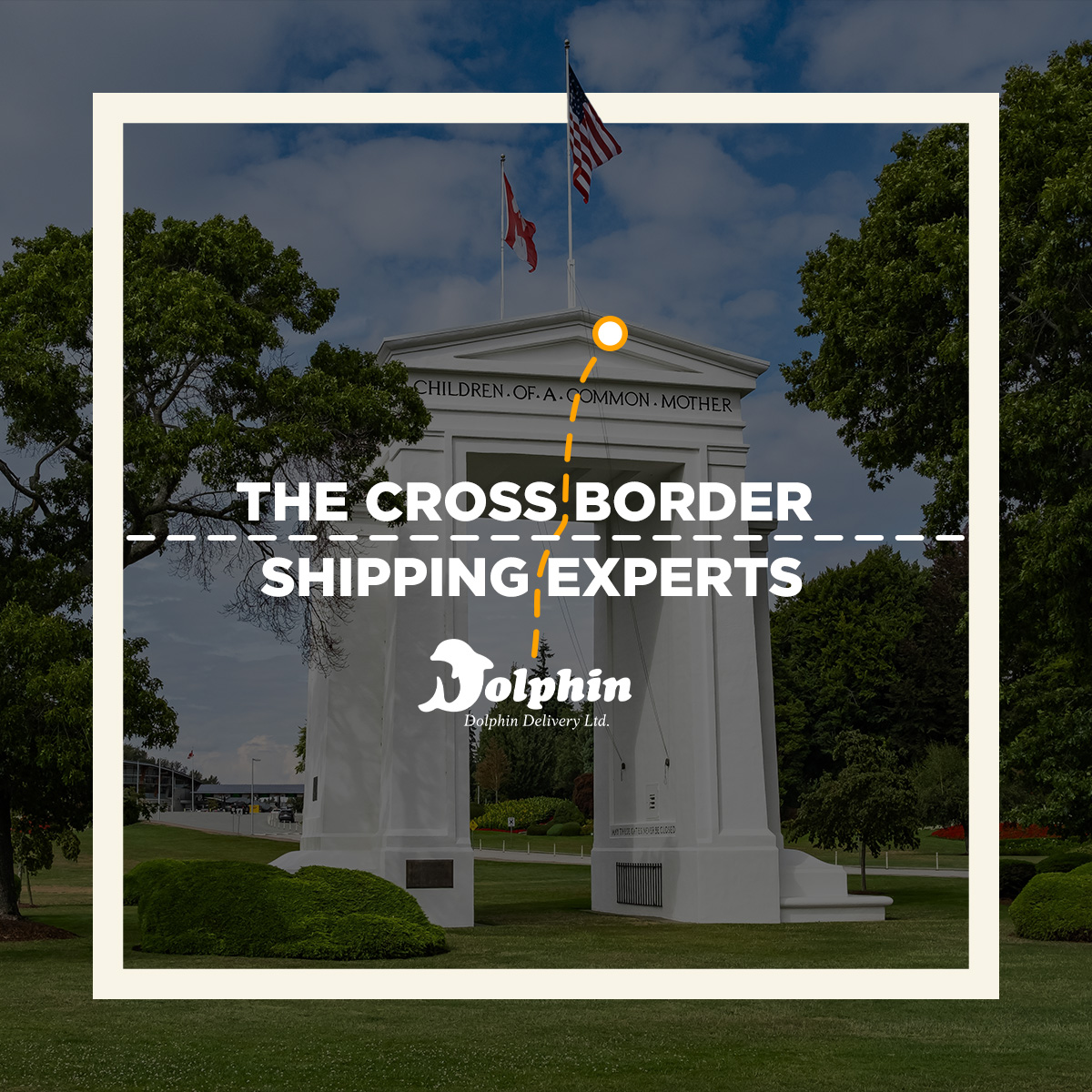 Need goods shipped to the US? No problem. Contact Dolphin Delivery for all of your cross-border transport needs.