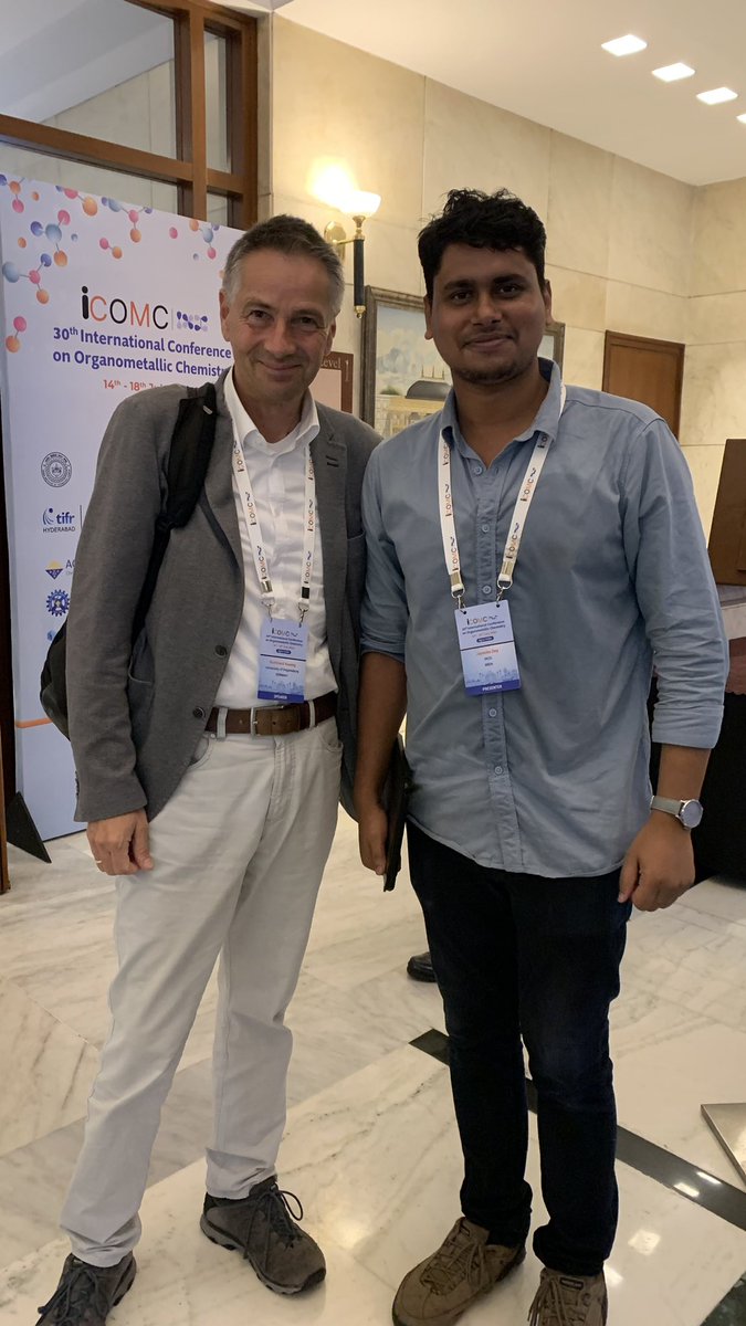 Jayanta Dey (@jayantaiacs) on Twitter photo Just achieved something amazing as a radical chemist! Big thanks to Prof. Armido Studer and Prof. B. KΓΆnig! π€© <a href="/Icomc2024/">ICOMC 2024</a> Just achieved something amazing as a radical chemist! Big thanks to Prof. Armido Studer and Prof. B. KΓΆnig! π€© <a href="/Icomc2024/">ICOMC 2024</a>