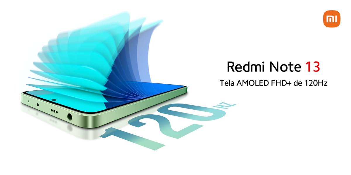 XiaomiBrasil's tweet image. Tela AMOLED de 120Hz ▶️ Brilho sem precedentes 🌈
In-display fingerprint sensor ▶️ Secure and seamless access 🔐

The user experience with #RedmiNote13 is nothing short of immersive!