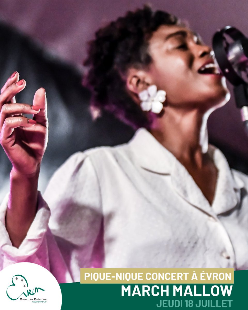 🎙️🥙 Ne manquez pas demain un voyage dans le temps lors du Pique-nique concert avec le groupe March Mallow !!!
➡️ Toutes les infos : evron.fr/evenements/con…