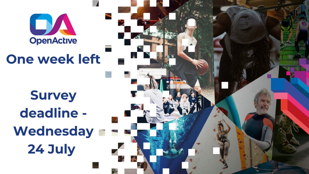 📢📢

There's only one week left to respond to our online survey on the future of OpenActive. Let us know your views by Wednesday 24 July.

🔗 survey.alchemer.eu/s3/90726609/Op…