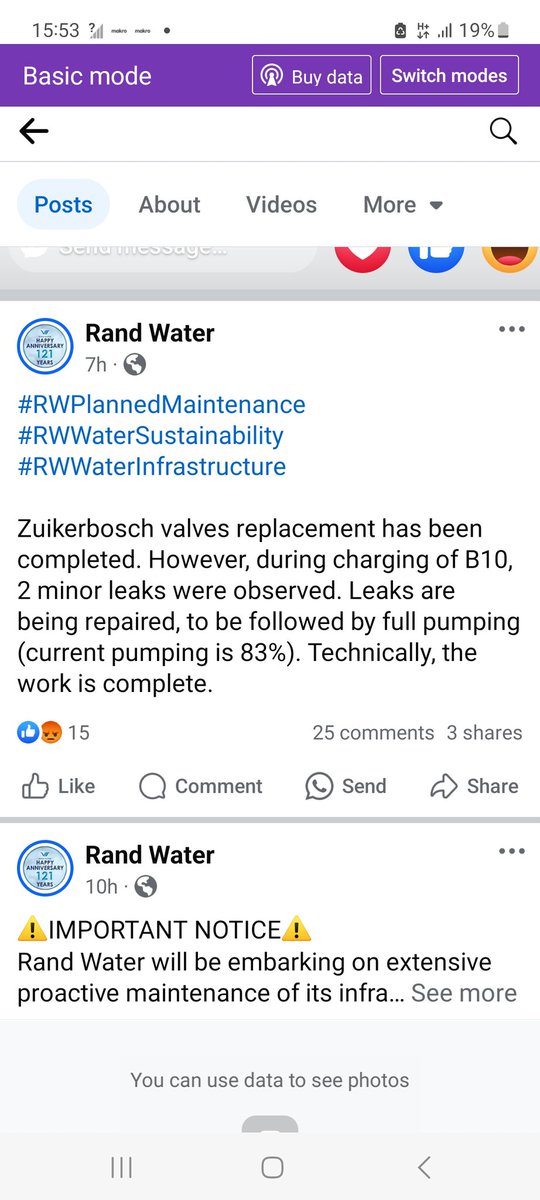 Ntiyiso25368426's tweet image. Rand water has completed their maintenance  in the morning,