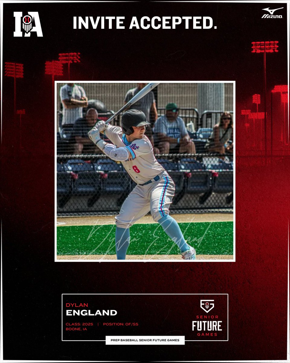 Prep Baseball Iowa (@prepbaseballia) on Twitter photo ๐๐๐ง๐ข๐จ๐ซ ๐
๐ฎ๐ญ๐ฎ๐ซ๐ ๐๐๐ฆ๐๐ฌ | ๐๐ง๐ฏ๐ข๐ญ๐ ๐๐๐๐๐ฉ๐ญ๐๐
'25 OF/SS ๐๐ฌ๐๐๐ก ๐๐ก๐๐๐๐ก๐ is set to represent Team Midwest at the 2024 Senior Future Games at <a href="/LakePointSports/">LakePoint Sports</a> in Georgia.
<a href="/dylan_england16/">Dylan England</a> | loom.ly/ptMEAOg
#PBSFG24 ๐๐๐ง๐ข๐จ๐ซ ๐
๐ฎ๐ญ๐ฎ๐ซ๐ ๐๐๐ฆ๐๐ฌ | ๐๐ง๐ฏ๐ข๐ญ๐ ๐๐๐๐๐ฉ๐ญ๐๐
'25 OF/SS ๐๐ฌ๐๐๐ก ๐๐ก๐๐๐๐ก๐ is set to represent Team Midwest at the 2024 Senior Future Games at <a href="/LakePointSports/">LakePoint Sports</a> in Georgia.
<a href="/dylan_england16/">Dylan England</a> | loom.ly/ptMEAOg
#PBSFG24