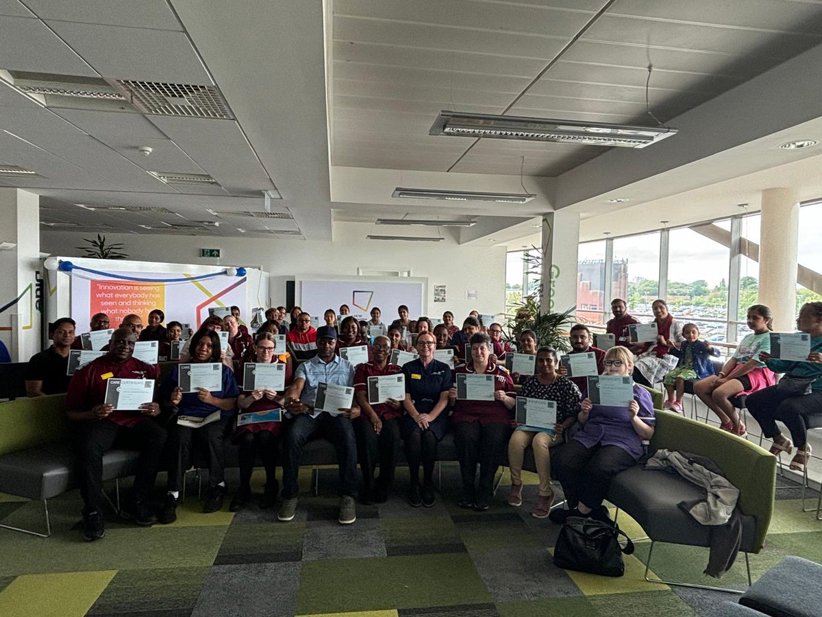 The Apprenticeship and Employability team would like to congratulate the latest cohort of healthcare support workers who have completed their Care Certificate. Paula Seery, Associate Director of Nursing for workforce proudly presented Care Certificates to the group.