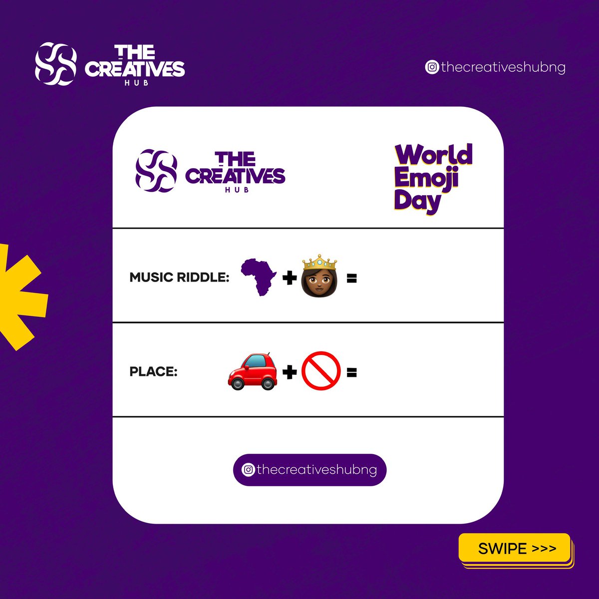 CreativesHubNG's tweet photo. Solve the puzzle https://t.co/ISAZb6Nh4B
