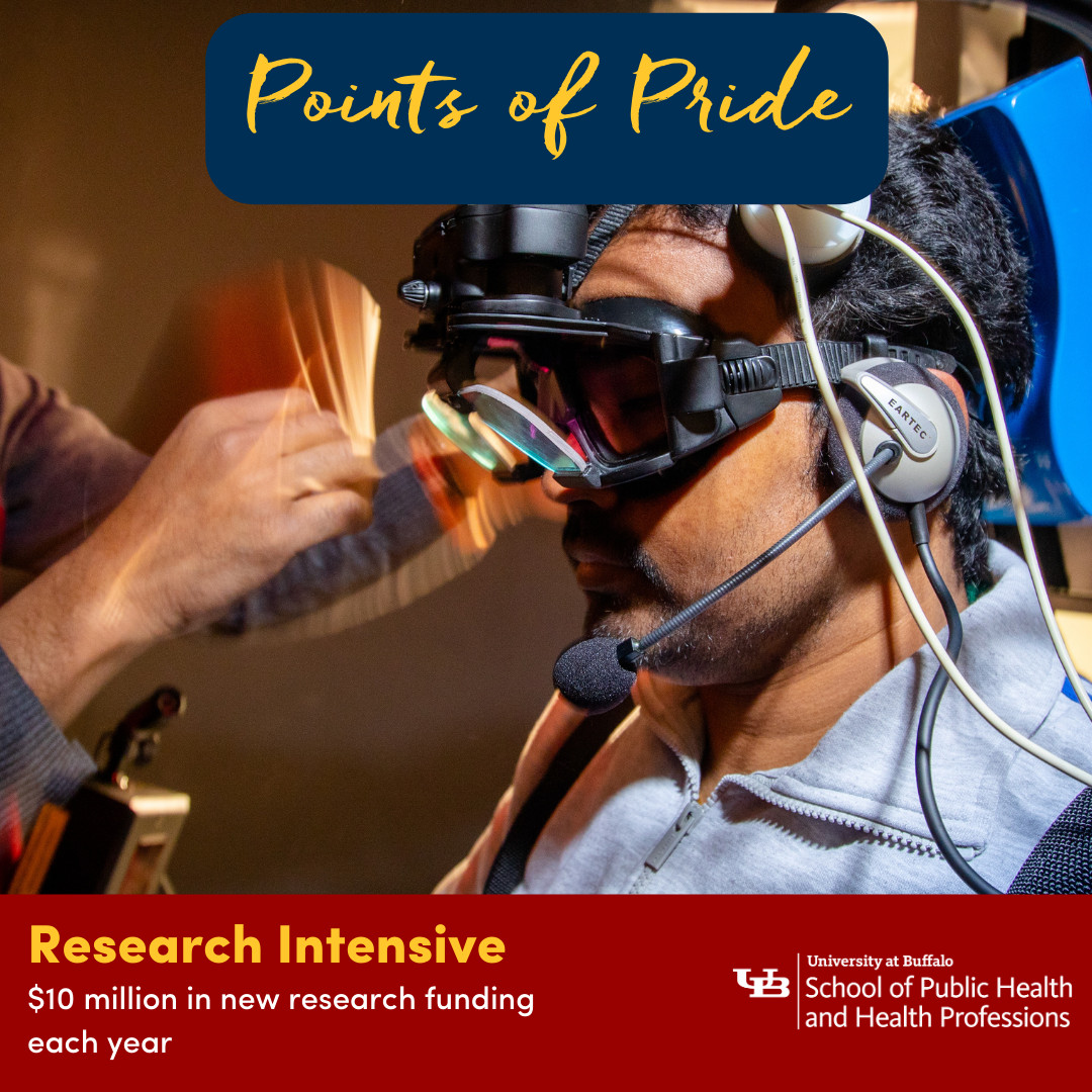 ubsphhp's tweet image. As a leader in improving health in Buffalo, NY, and beyond, we’re dedicated to advancing research, education, and community wellness. Here are some #PointsOfPride that make our school so great! 🌟

#UBuffalo