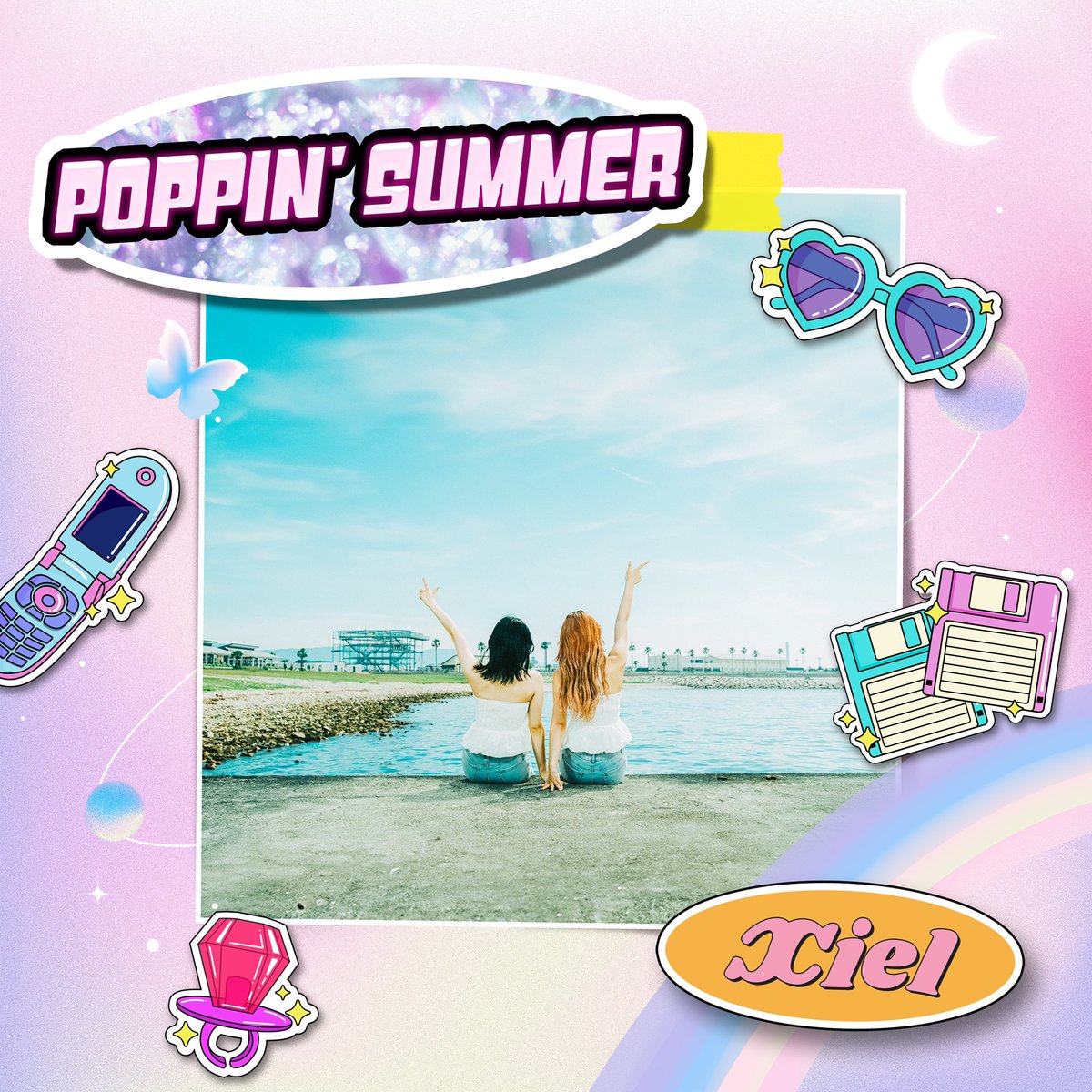 ciel_72712's tweet photo. 生誕祭で発表致しました!
ↃCiel 1st Single《Poppin'Summer》
本日よりサブスク解禁させて頂きました~!🏖🩵
視聴はこちら🎧⤵
https://t.co/Z3GTuni1wj
さやかが作詞・作曲、かのんが振付を担当して二人で作った作品です!
今年の夏はPoppin'Summerで過ごしてください✨
#ↃCiel #PoppinSummer https://t.co/8KHln9nLhR