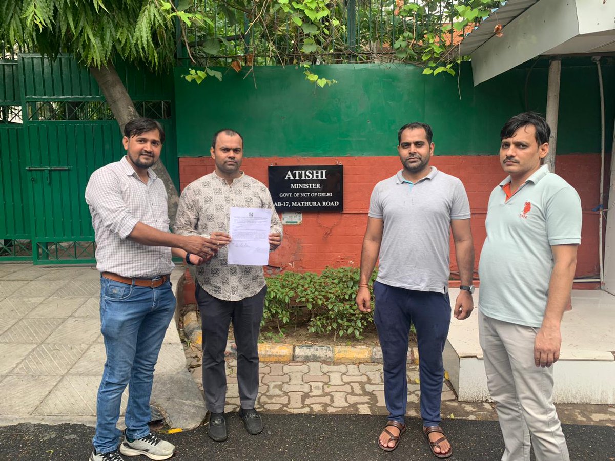 Seeking appointment with honorable <a href="/AtishiAAP/">Atishi</a> ji for discussion and solution of various issues &amp; demands of  #GuestTeachers.
Hopefully meeting will be fixed soon and every possible effort will be made for betterment and welfare of #GuestTeachers.
<a href="/ARUNDEDHA2/">ARUN DEDHA</a> 
<a href="/KShoaibRana/">Kunwer Shoaib Rana</a>