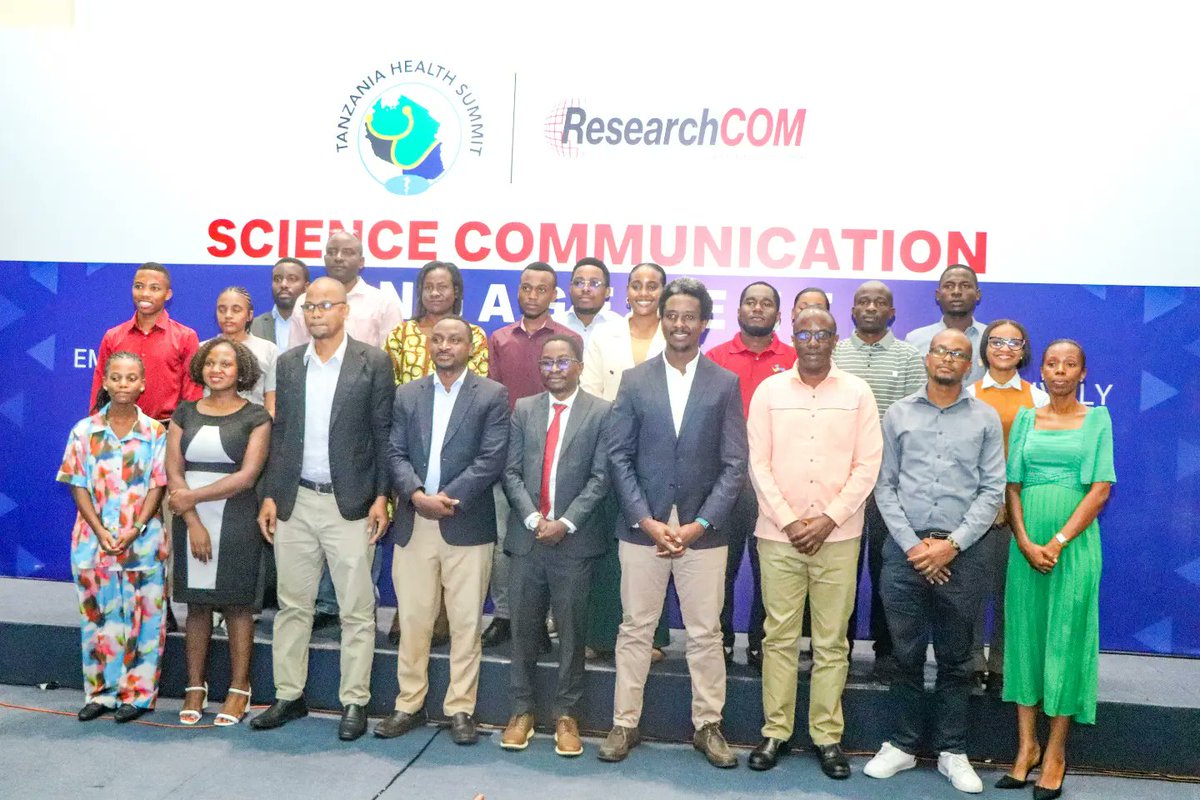 ResearchC0M's tweet photo. 🤝 𝗥𝗲𝘀𝗲𝗮𝗿𝗰𝗵𝗖𝗢𝗠 𝗮𝗻𝗱 𝗧𝗮𝗻𝘇𝗮𝗻𝗶𝗮 𝗛𝗲𝗮𝗹𝘁𝗵 𝗦𝘂𝗺𝗺𝗶𝘁 (𝗧𝗛𝗦) 𝗝𝗼𝗶𝗻 𝗙𝗼𝗿𝗰𝗲𝘀 𝘁𝗼 𝗘𝗹𝗲𝘃𝗮𝘁𝗲 𝗦𝗰𝗶𝗲𝗻𝗰𝗲 𝗖𝗼𝗺𝗺𝘂𝗻𝗶����𝗮𝘁𝗶𝗼𝗻!🚀

⤵️⤵️⤵️

⏩Today, at the JNICC in Dar es Salaam! https://t.co/bKJqAJsvTN