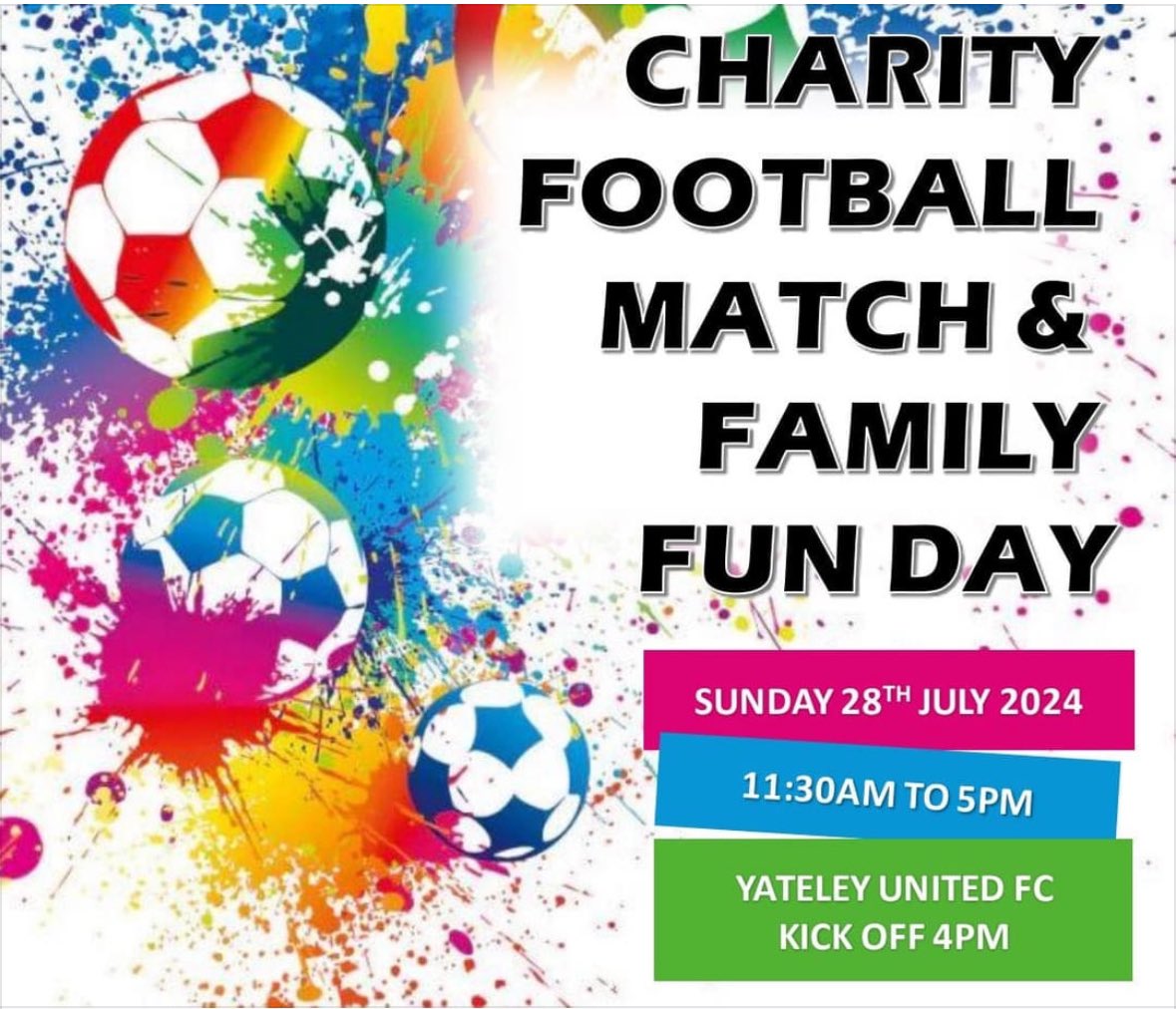 Next weekend at <a href="/YateleyUtdFC/">Yateley United FC</a> 
Stalls, bouncy castles , good food and bar is open. Football kicks off at 4pm.