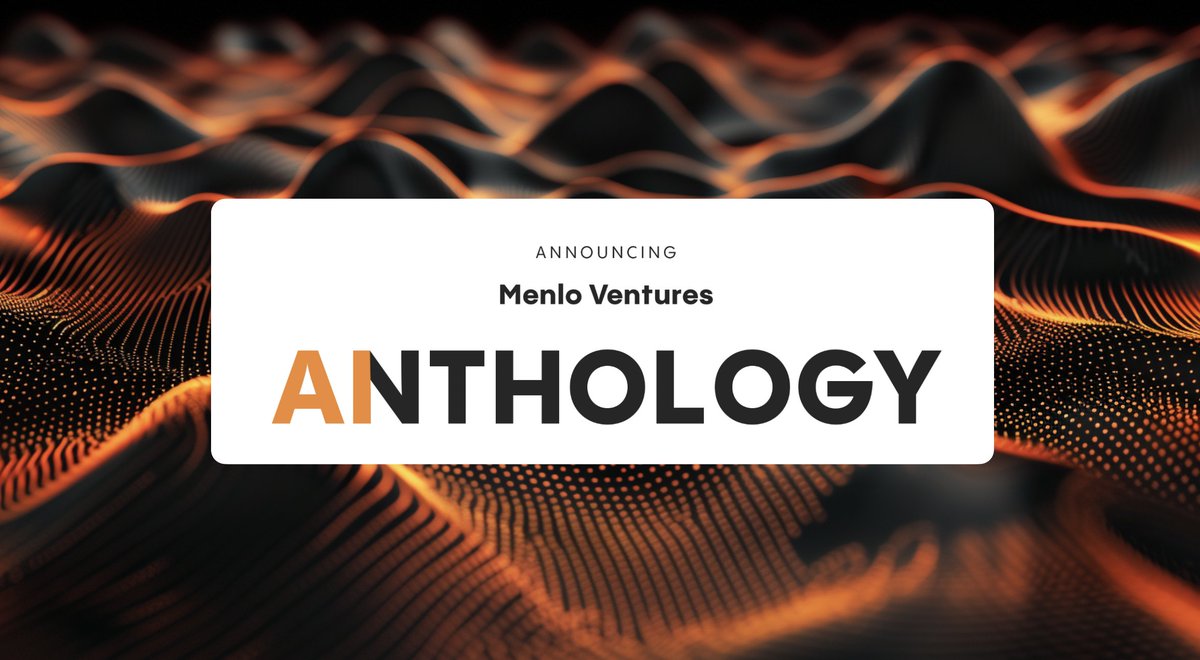 deedydas's tweet image. ANNOUNCING
Today, we're launching the $100M Anthology Fund, an Anthropic and Menlo Ventures partnership to fund Seed and Series As of the next generation of AI startups around the world, with unique benefits!
There's never been a better time in technology to be building.
1/7