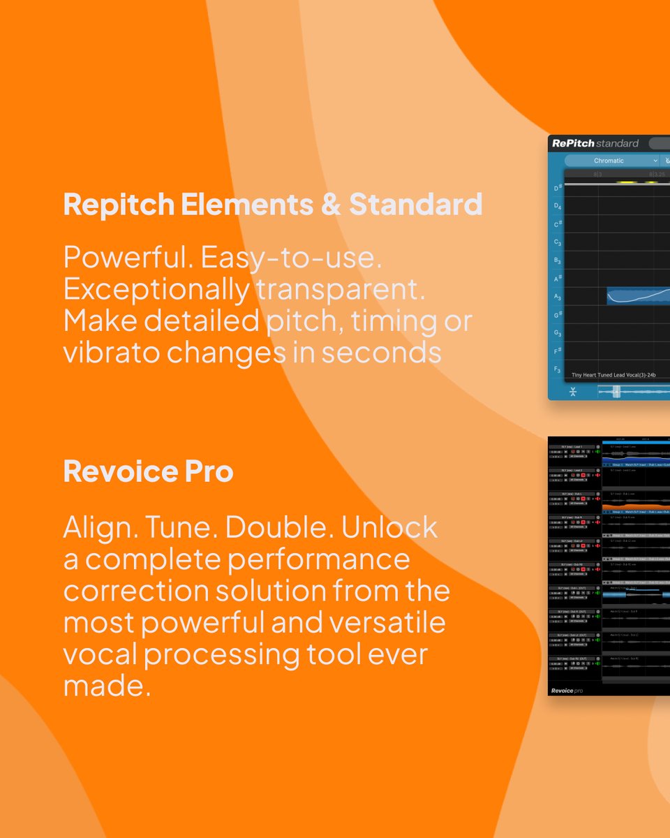 Synchro_Arts's tweet photo. 🎉 Our Summer Sale is here! 🎉

Get the ultimate tools for vocal perfection with RePitch and Revoice. Starting today, enjoy incredible discounts and elevate your sound to the next level. 

Don't miss out on this great limited-time offer, check the link in our bio! https://t.co/y5oSECkSEv
