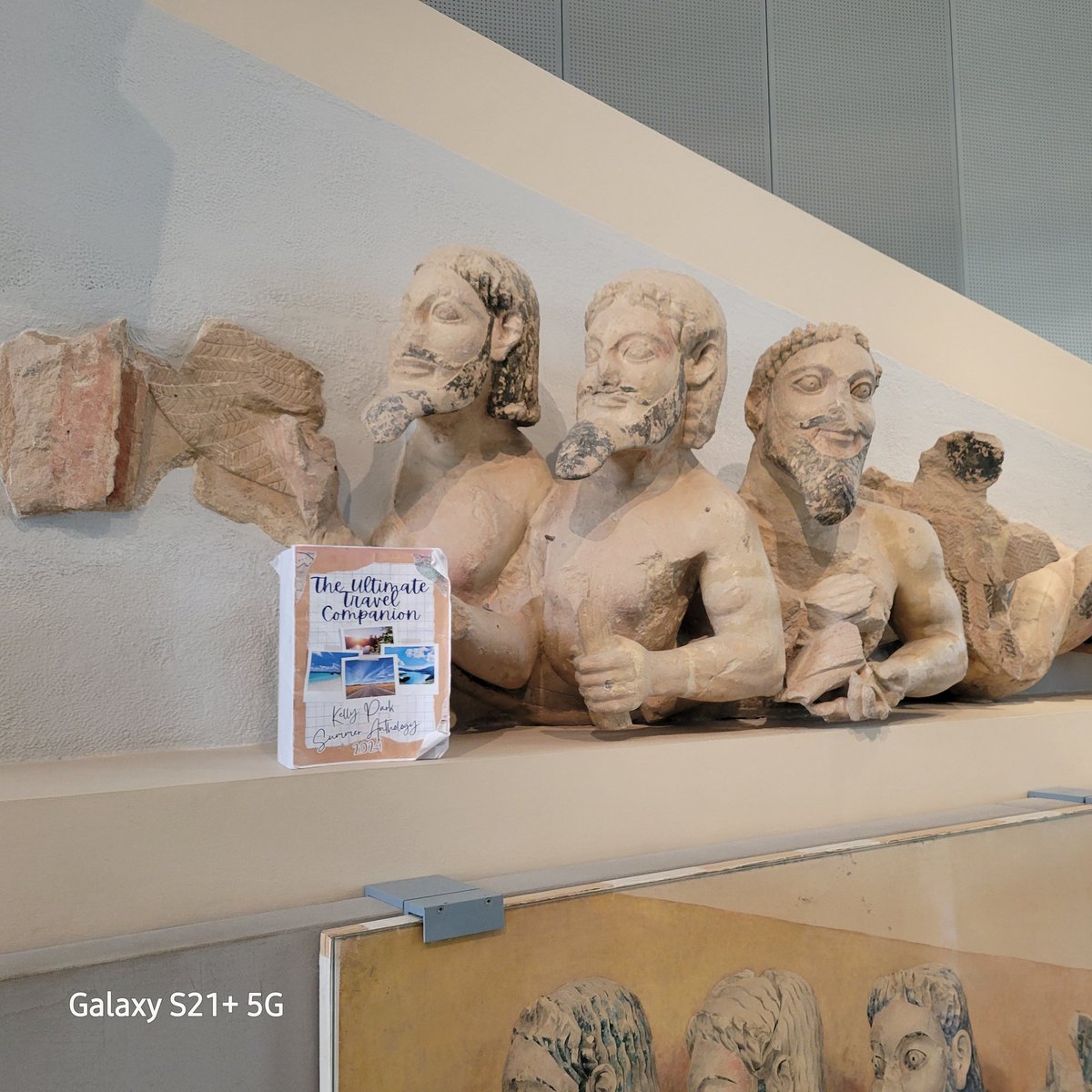 I took the summer anthology to the acropolis Museum. It was such an amazing sight to see. <a href="/KellyParkSchool/">Kelly Park School_OCPS</a> #ultimatetravelcompanion