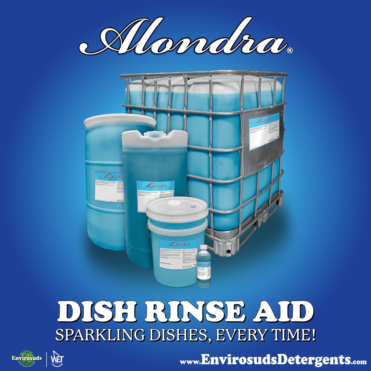 EnvirosudsClean's tweet photo. Get spotless dishes with Alondra Dish Rinse Aid! Prevent water spots and mineral deposits for a perfect shine every time. 

Learn more: https://t.co/kVQKu1C13I https://t.co/V3UGaD1rdc