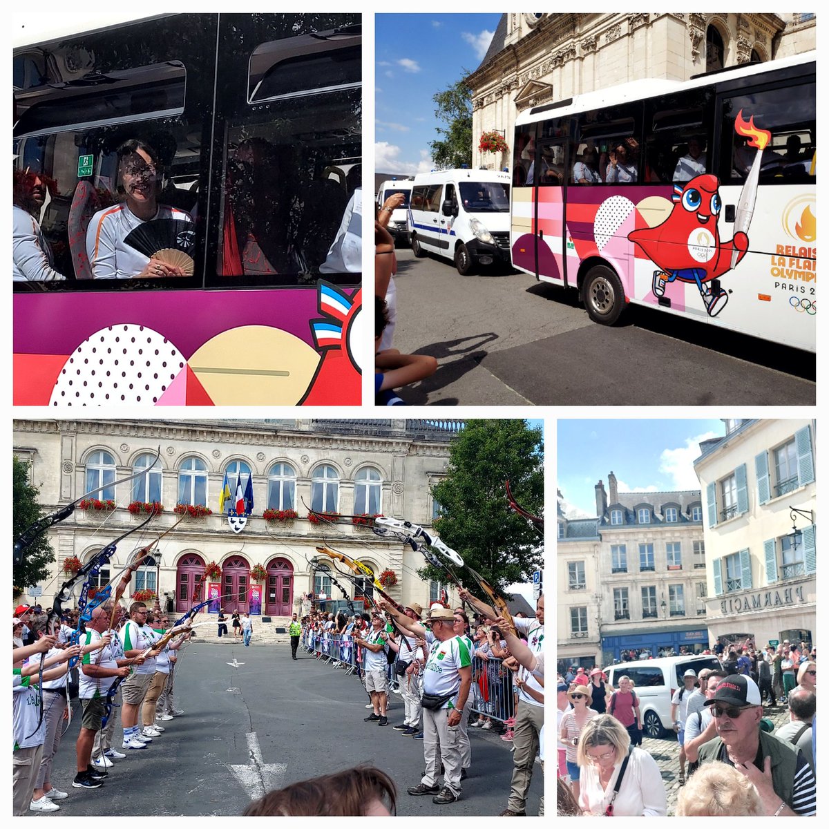Beaucoup de monde aujourd'hui à <a href="/Laon/">Laon</a> qui accueillait une étape du circuit de la flamme olympique. Bravo à tous les sportifs avec un clin d'œil à nore égérie de <a href="/GroupamaNordEst/">Groupama Nord-Est</a> Pays Chaunois  Marie Delatour, paratriathlete qui a porté la flamme dans la cité médiévale.
