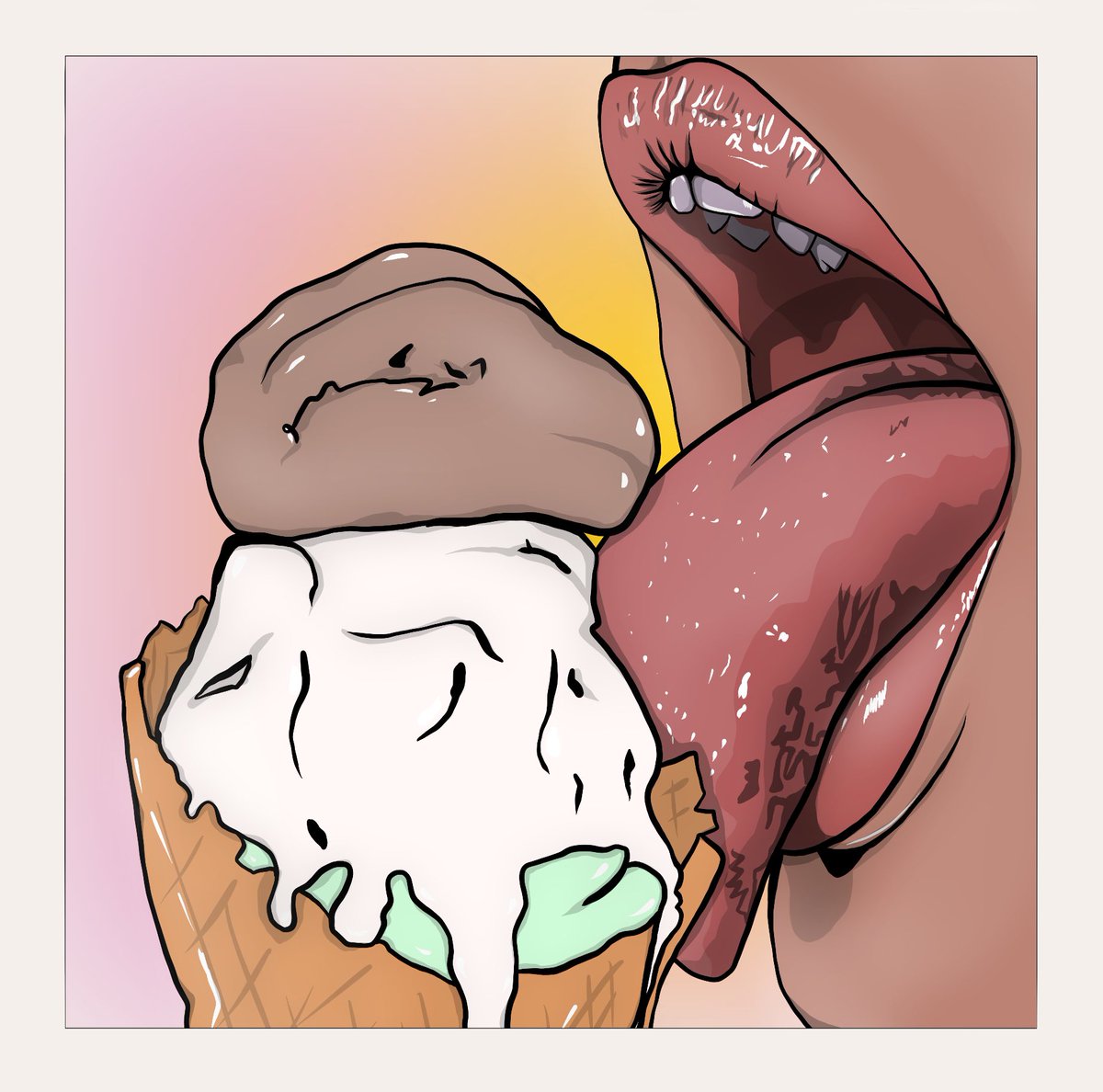 llalypop's tweet photo. Finished my @CardanoWomen “Summer Treat Challenge” Yum 😋 

#CardanoWomenArt https://t.co/eCucchKdYE