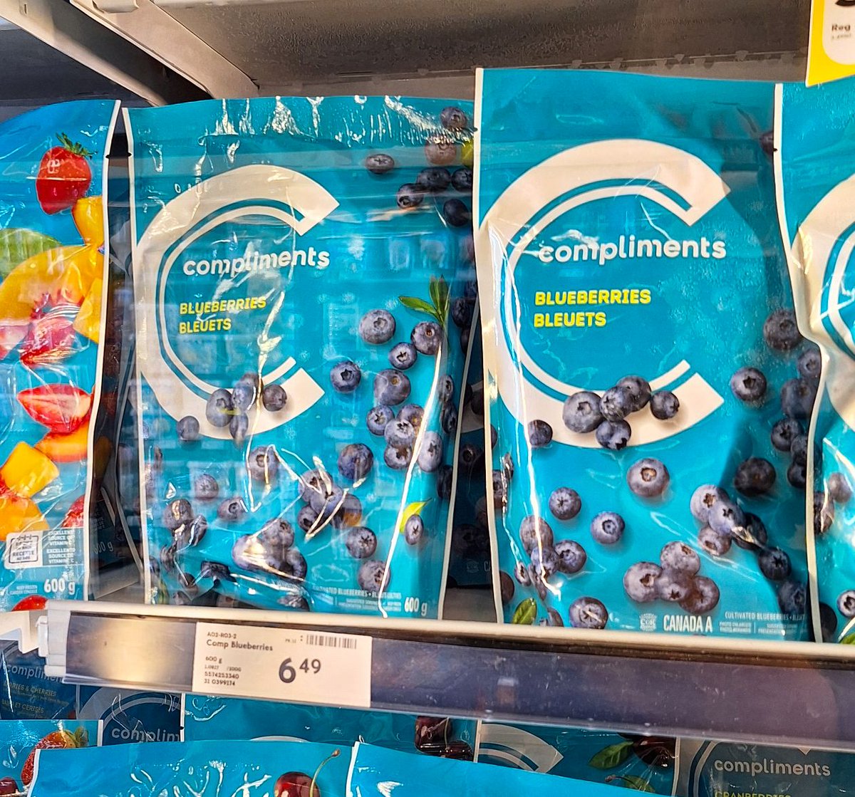 Blueberries, Safeway, #newwest

$6.49   50 cent increase overnight, last week $5.99, a year ago, $4.99

Still waiting for $1.99 tinned tuna to return to pre-covid $.99...