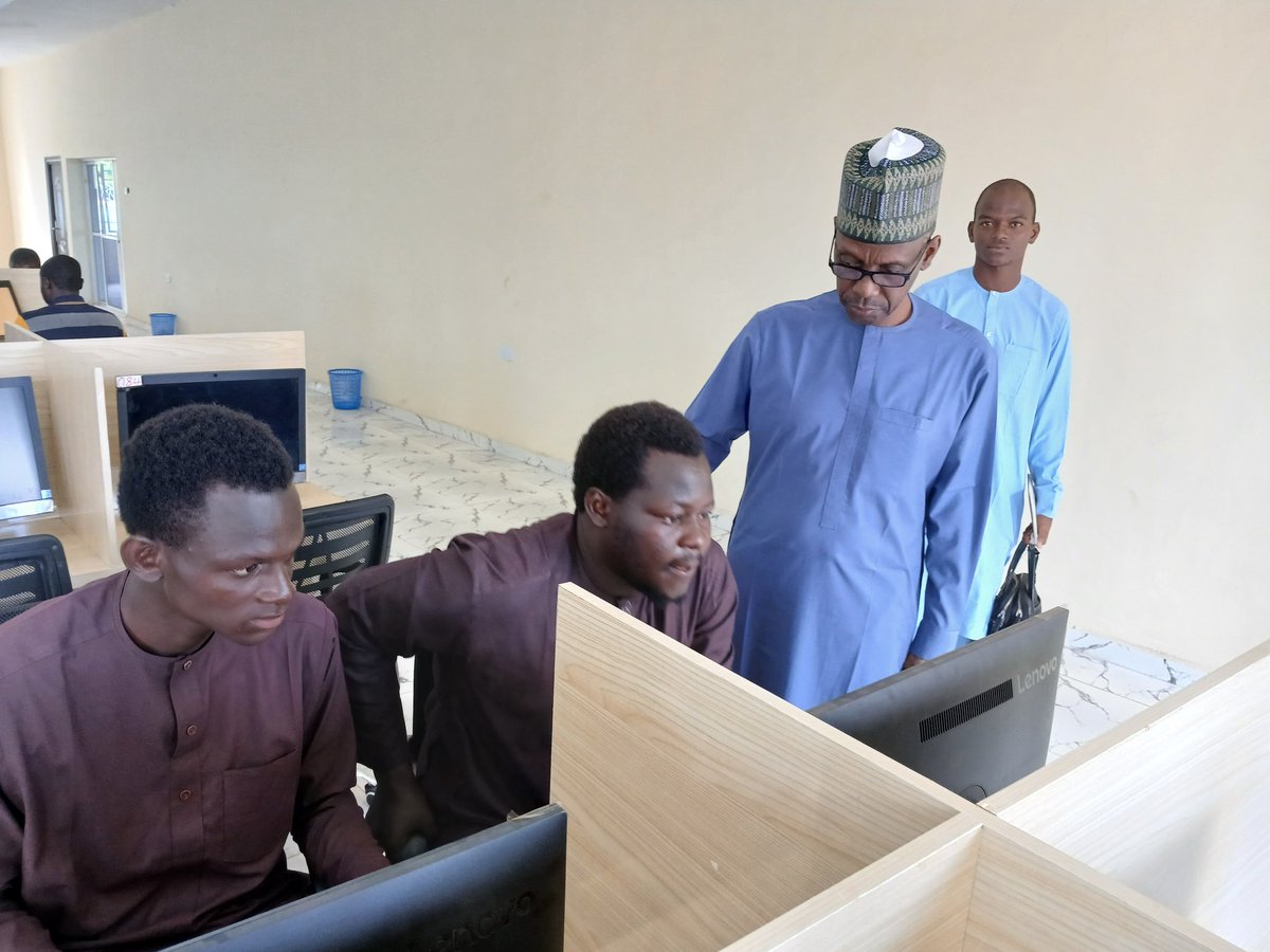 BMB1_Official's tweet photo. Unschedule visit to Gubio and Magumeri local governments area, by the Executive Secretary of Borno State Information and Communication Technology Development Agency (@BICTDA_Borno) Hon. Engr Mohammed Ahmed @KabirWanori FNSE and his some team members. https://t.co/Wnm1TP5aTH