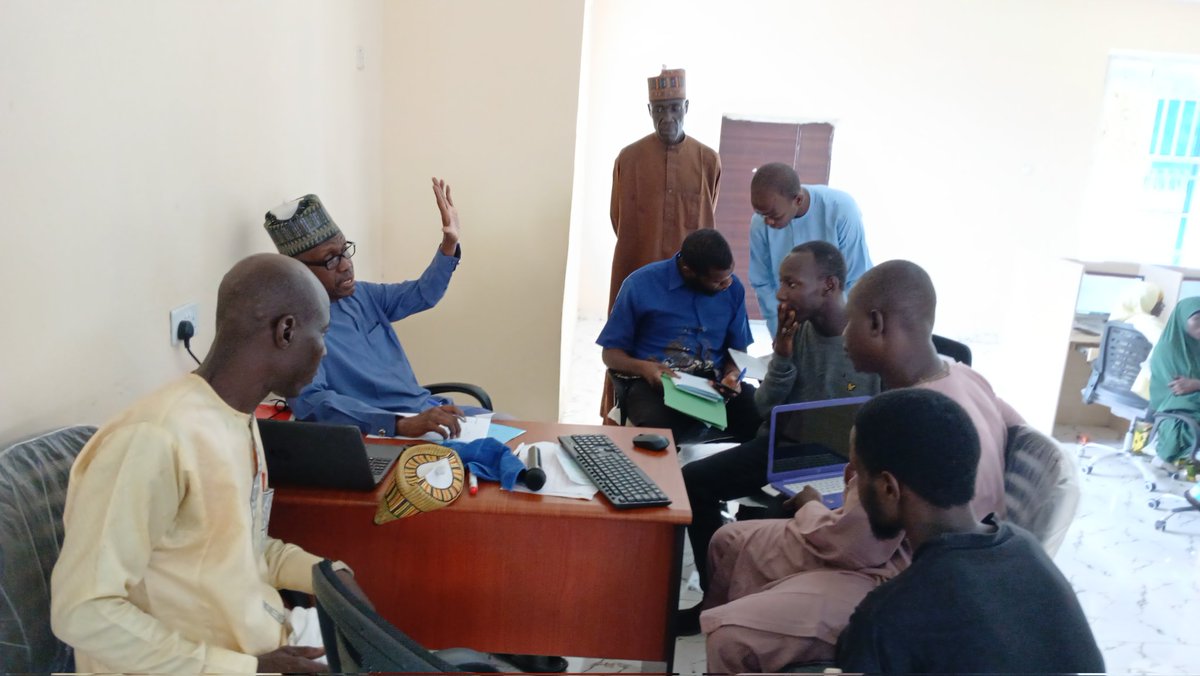 BMB1_Official's tweet photo. Unschedule visit to Gubio and Magumeri local governments area, by the Executive Secretary of Borno State Information and Communication Technology Development Agency (@BICTDA_Borno) Hon. Engr Mohammed Ahmed @KabirWanori FNSE and his some team members. https://t.co/Wnm1TP5aTH