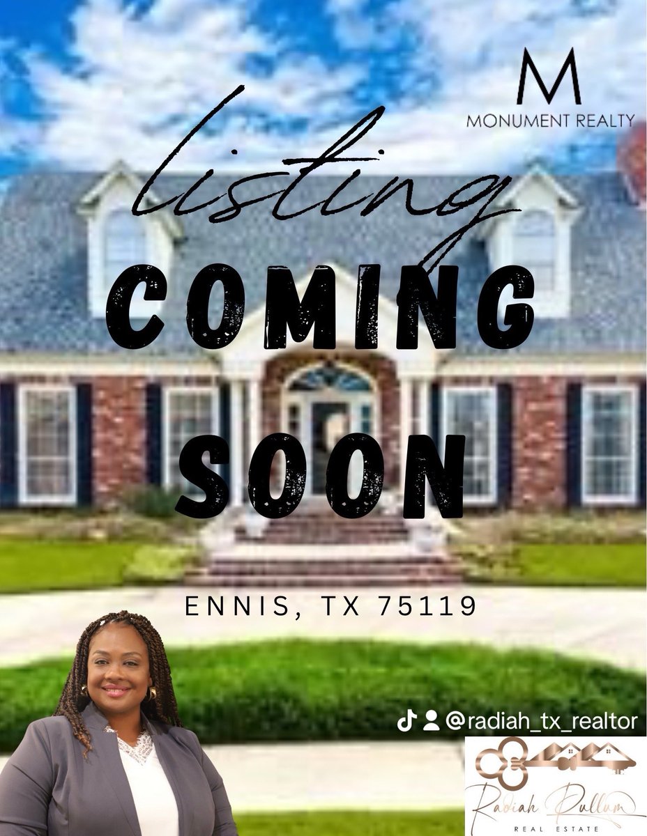 RadiahPullum's tweet photo. So excited for my clients. I’m lucky to be their realtor! 

RADIAH PULLUM
Monument Realty
📲 214.796.3782
📧 radiah@monumentstar.com
🌐 https://t.co/0RduwnsiNf
LIKE♥️ | COMMENT🗣️| SHARE🔂
“Helping you OWN your future!” https://t.co/j4doY7eKX5