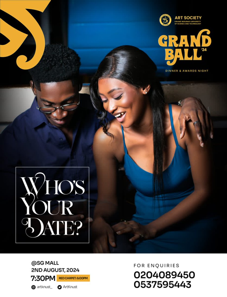 FOA_knust's tweet photo. Who's your date?

Got your Grand Ball ticket but still searching for your Cinderella story? 
 
Still waiting for your fairy tale invite? 🤔✨ 
 #GrandBallGlow  #WaitingForMyPrince https://t.co/pVWa2f87eE