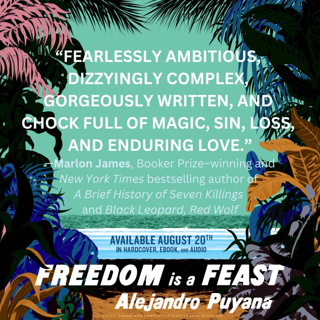 Alejandro Puyana🇻🇪 (@puyana) on Twitter photo When I first read A Brief History of Seven Killings by <a href="/MarlonJames5/">Marlon James</a> I had never seen anyone marry history, politics and character like he had. In my own writing I wanted to capture the essence of Venezuela, like he had done with Jamaica. To have this on my book now means so much When I first read A Brief History of Seven Killings by <a href="/MarlonJames5/">Marlon James</a> I had never seen anyone marry history, politics and character like he had. In my own writing I wanted to capture the essence of Venezuela, like he had done with Jamaica. To have this on my book now means so much