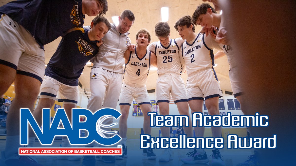 Congrats to <a href="/carletonmbball/">Carleton Men’s Basketball</a> on earning the NABC Team Academic Excellence Award for the 11th consecutive year! Additionally, 8 team members were also tabbed to the Honors Court!
Release: ow.ly/pruk50SELvp
🏀📚🎓