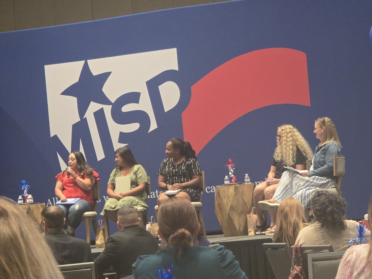 Parent panel happening now.  Love the opportunity to hear from parents and what they want.  #leadershipmatters #madeinmisd #leadershipsummit24