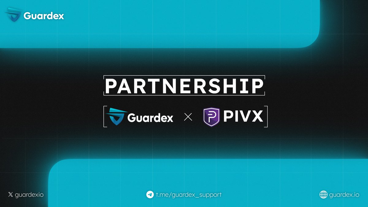 guardexio's tweet photo. NEW PARTNERSHIP: @_PIVX 🔥
 
🤝We're thrilled to announce a new partnership with PIVX, an open-source and decentralized peer-to-peer currency featuring advanced user data protection features, community governance mechanisms, Proof of Stake consensus algorithm, and multi-purpose Masternodes.

Swap $PIVX instantly and securely 👉 https://t.co/TWw1bFgxrD
