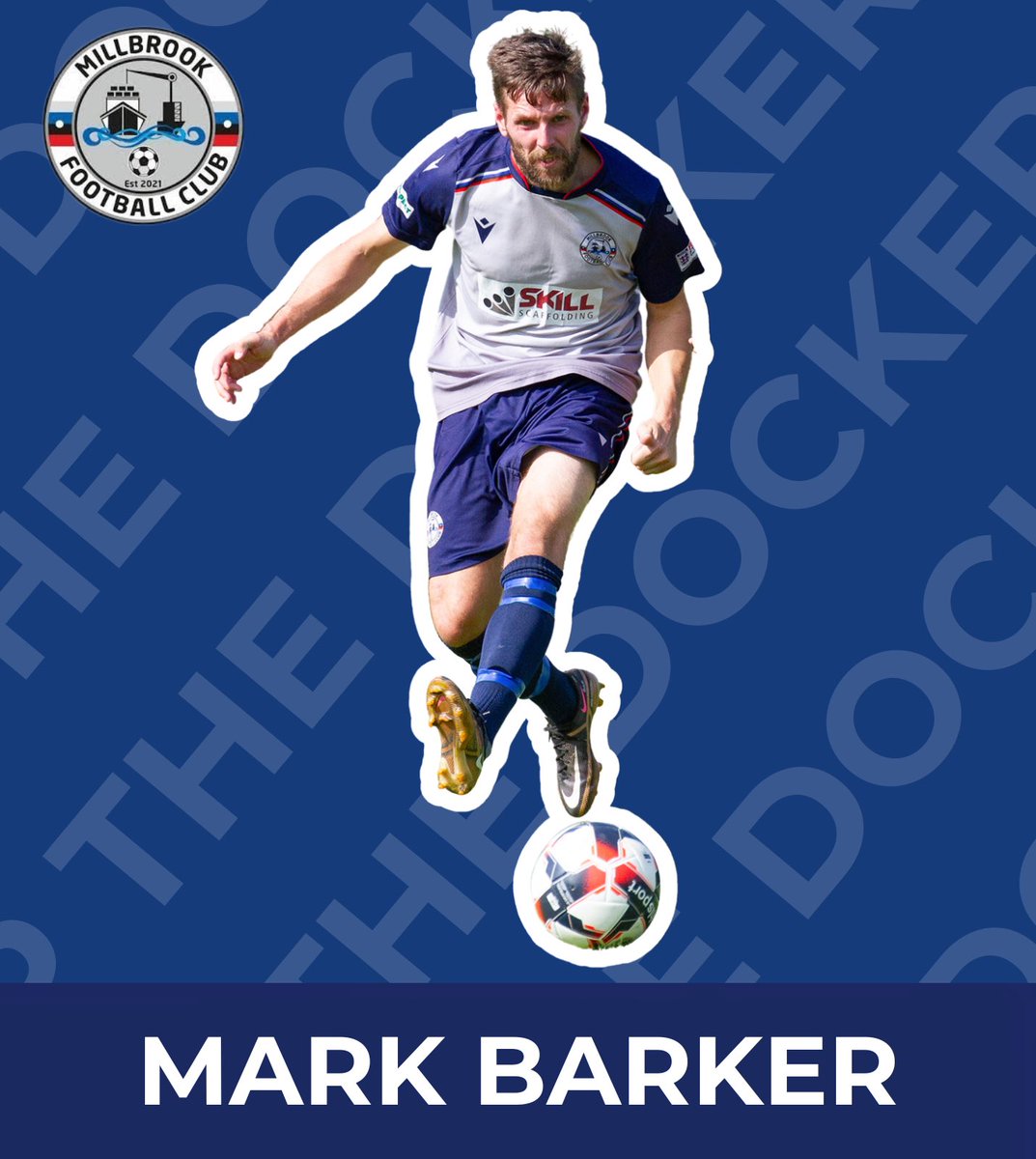 Millbrook_FC's tweet photo. Mark Barker 🏗️

Sparky is back again to continue leading the way as the clubs all time top goal scorer, for one more season! 

#UTD https://t.co/A1fP8cjUEG