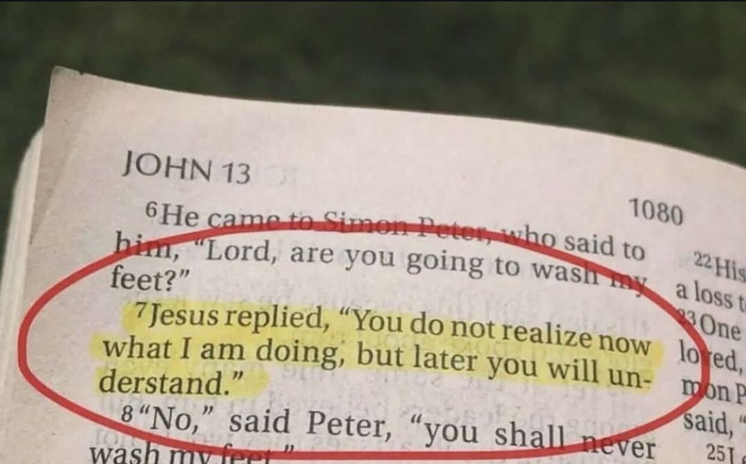 John 13:7 ♥️