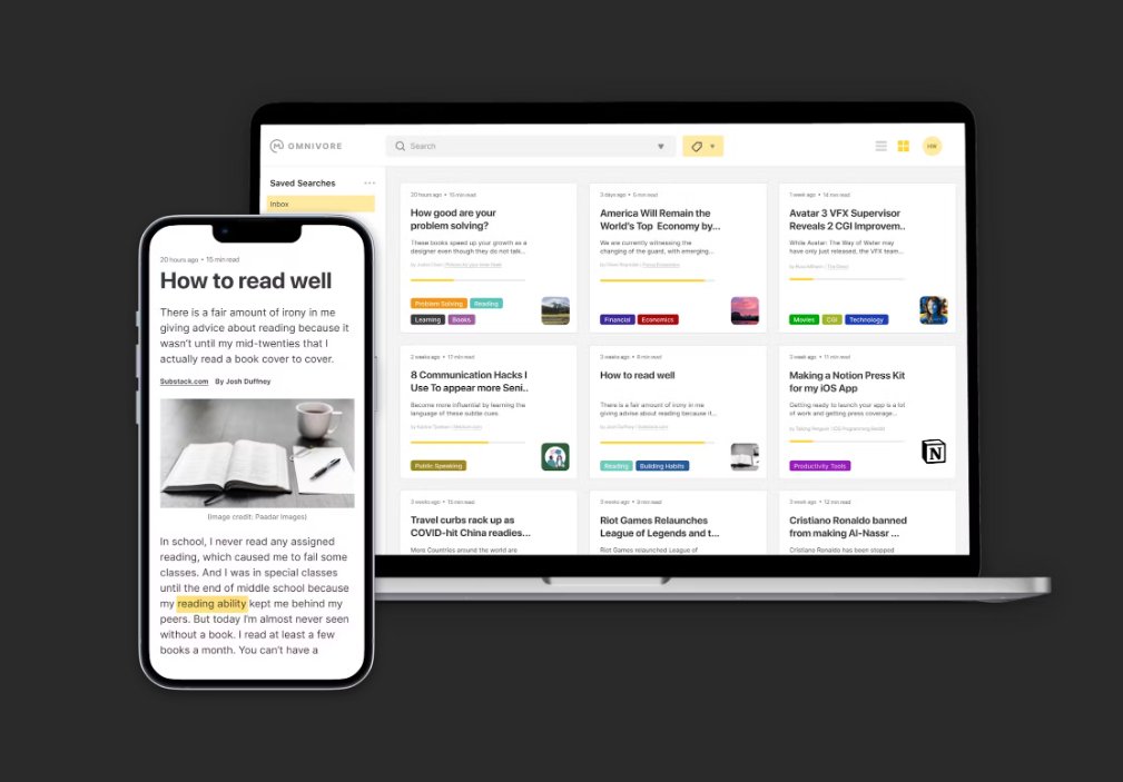 bearstech's tweet photo. Omnivore : une application Open Source conçue pour organiser, sauvegarder et lire des articles et du contenu web. Elle offre des fonctionnalités comme la gestion des signets, la prise de notes, et la synchronisation multiplateforme. 
-> https://t.co/EL0LrtodPB https://t.co/KRu6VFZLQF