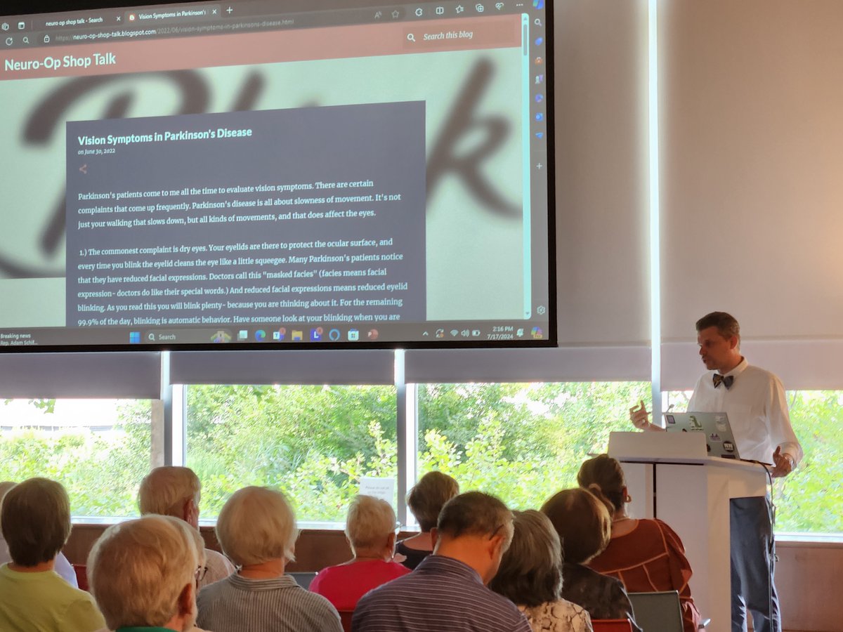 VCU Neurology & Neurosurgery (@vcuneuro) on Twitter photo Dr. Leslie Cloud and Dr. Scott Haines discussed pain and vision changes in #Parkinsons at <a href="/poweroverPD/">Power Over Parkinson's</a> Mini Med Conference today at Libbie Mill Library. Dr. Leslie Cloud and Dr. Scott Haines discussed pain and vision changes in #Parkinsons at <a href="/poweroverPD/">Power Over Parkinson's</a> Mini Med Conference today at Libbie Mill Library.