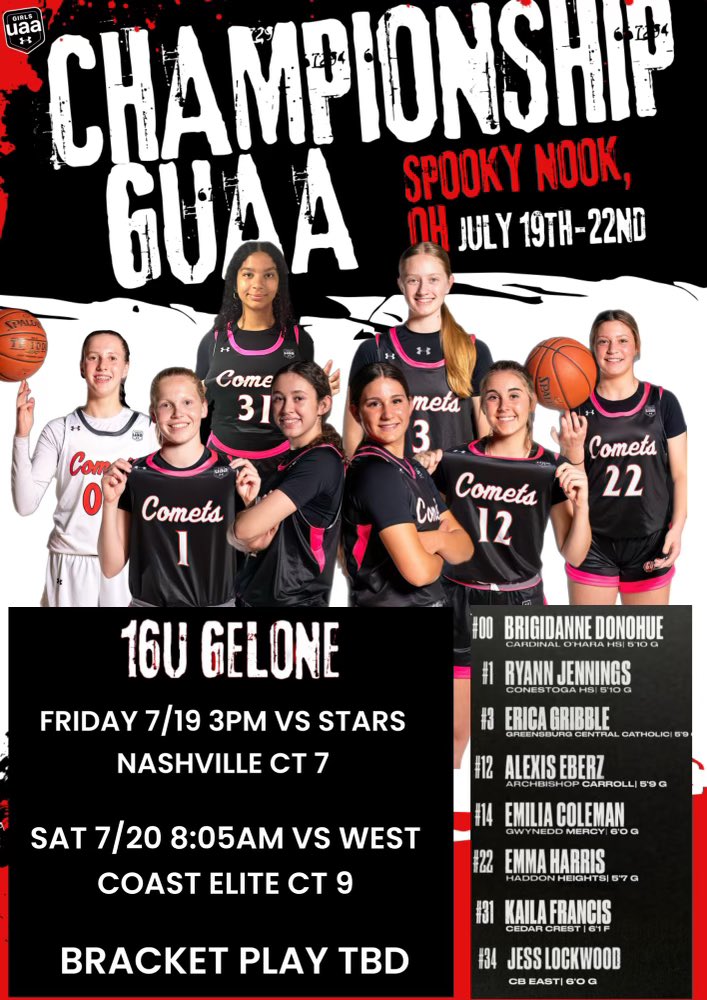 Ryann Jennings (@ryannjennings0) on Twitter photo Here is our schedule for Ohio! Come check us out! <a href="/CometsBallers/">Comets Basketball</a> <a href="/stogagirlsbball/">Stoga Girls Basketball</a> Here is our schedule for Ohio! Come check us out! <a href="/CometsBallers/">Comets Basketball</a> <a href="/stogagirlsbball/">Stoga Girls Basketball</a>