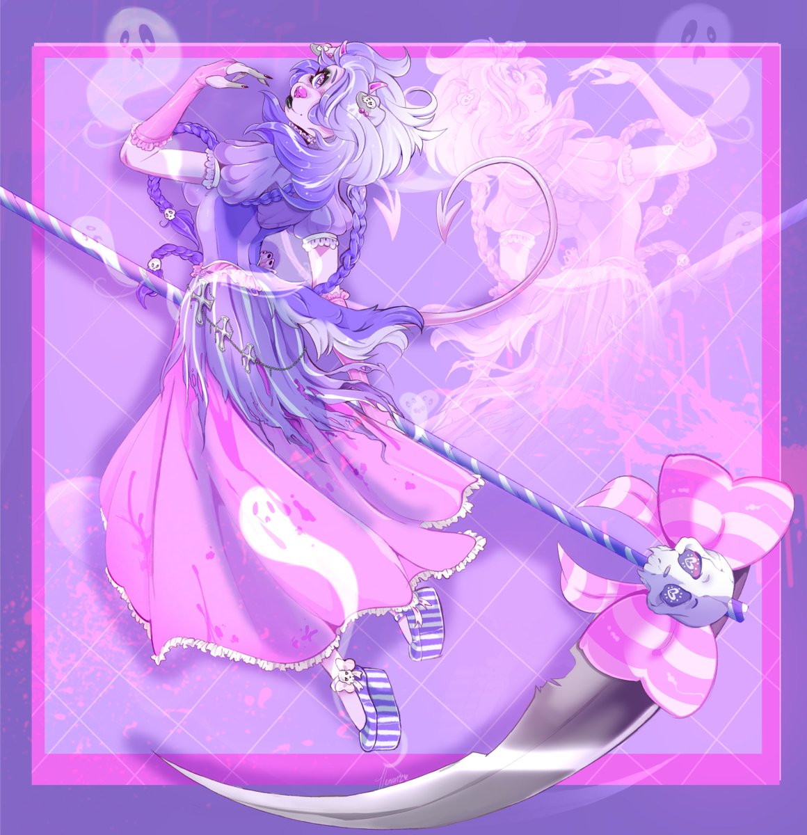 i_iemonz's tweet photo. 🧟‍♀️!! ART RAFFLE !!🧟‍♀️

I wanted to do a raffle to show my gratitude for all the new followers and recent support for my artwork. 

🪦2 Winners! 🪦
 
🖤Rules🖤
- Like &amp; Retweet 
- Follow me ( New followers are welcome )
- Optional: Comment your character ref! https://t.co/nfYbrwzV7X