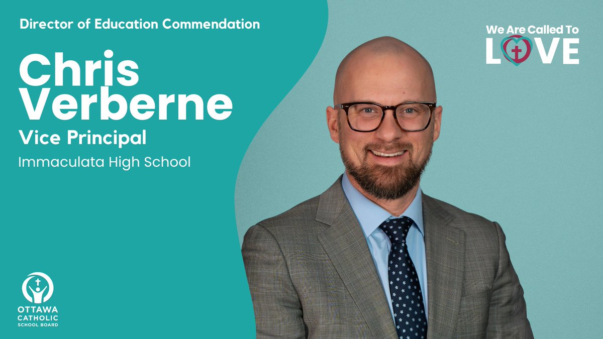 Ottawa Catholic School Board (@ottcatholicsb) on Twitter photo 🎉Chris, VP at <a href="/ImmaculataOCSB/">Immaculata High School</a>, fosters a supportive and collaborative environment, dedicated to student growth and staff well-being. Congrats on your Director of Education Commendation Award! 👏#BeOCSB 🎉Chris, VP at <a href="/ImmaculataOCSB/">Immaculata High School</a>, fosters a supportive and collaborative environment, dedicated to student growth and staff well-being. Congrats on your Director of Education Commendation Award! 👏#BeOCSB