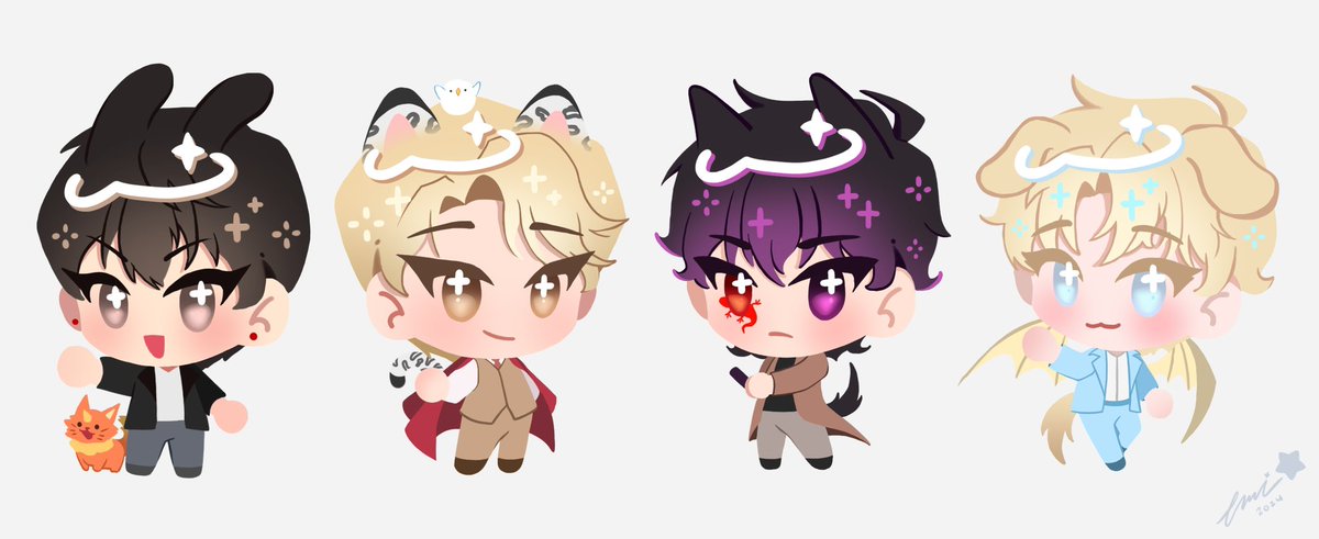 SilverElfyleaf's tweet photo. my s class (+one f rank) animals 🥹 
#내가키운S급들 #sclass https://t.co/wmUe6OdzqY