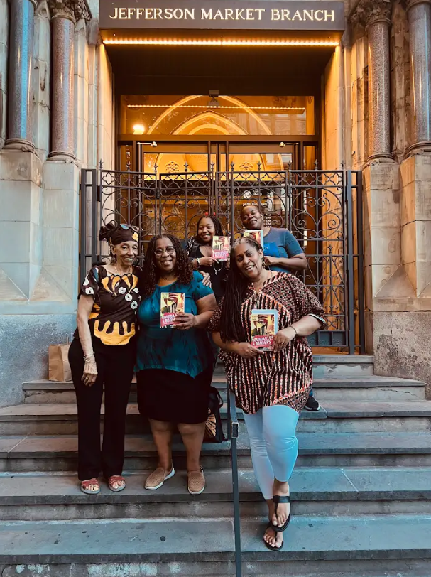 WOCWriters's tweet photo. Last Wednesday was pure literary magic✨ WOC Writers partnered with @nypl at Jefferson Market Library for an intimate reading of Boundaries and Borders: A Literary Exploration of Global Voices. It was a beautiful evening of storytelling from some of our authors who inspire us! 🎉 https://t.co/k3ndKDgL1A