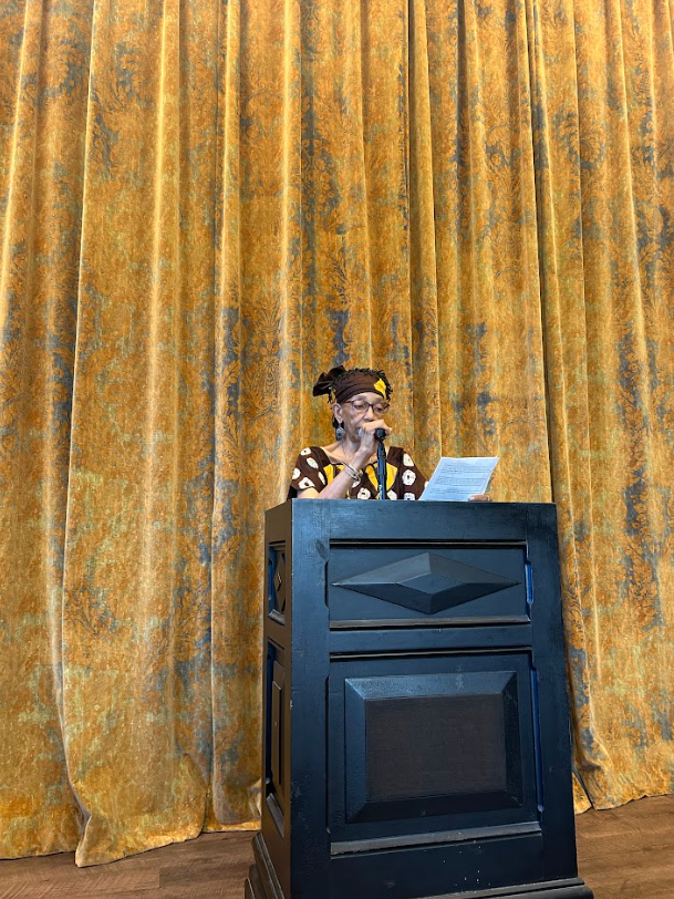 WOCWriters's tweet photo. Last Wednesday was pure literary magic✨ WOC Writers partnered with @nypl at Jefferson Market Library for an intimate reading of Boundaries and Borders: A Literary Exploration of Global Voices. It was a beautiful evening of storytelling from some of our authors who inspire us! 🎉 https://t.co/k3ndKDgL1A