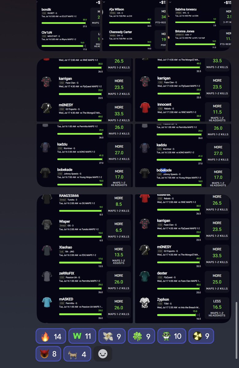 SinCityDFS's tweet photo. ZIGGY CASHING OUT THE FREE DISCORD, MAKING DAILY TRIPS TO THE BANK, DISCORD IN BIO QUIT SLEEPING 🤑🏦#prizepicks #gamblingtwitter #DFS #playerprops #CS2 https://t.co/oQCAavyGKi