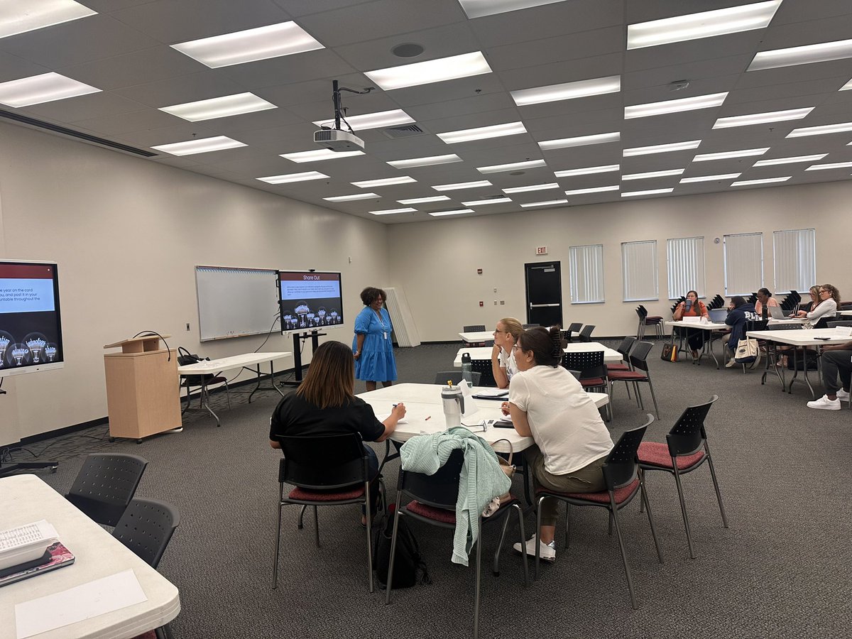 sdpbcESP's tweet photo. The PD team is off to a great start with our FY25 ESP Overview sessions. Supporting our school leaders is always a joy as they prepare to support our teachers! #ESP25 @SDPBCProfDev @tboysaw @myra_matthew1 @KeiunnaHernand1 @pbcsd #educate #affirm #inspire #catchthewave https://t.co/5zcntWatTi