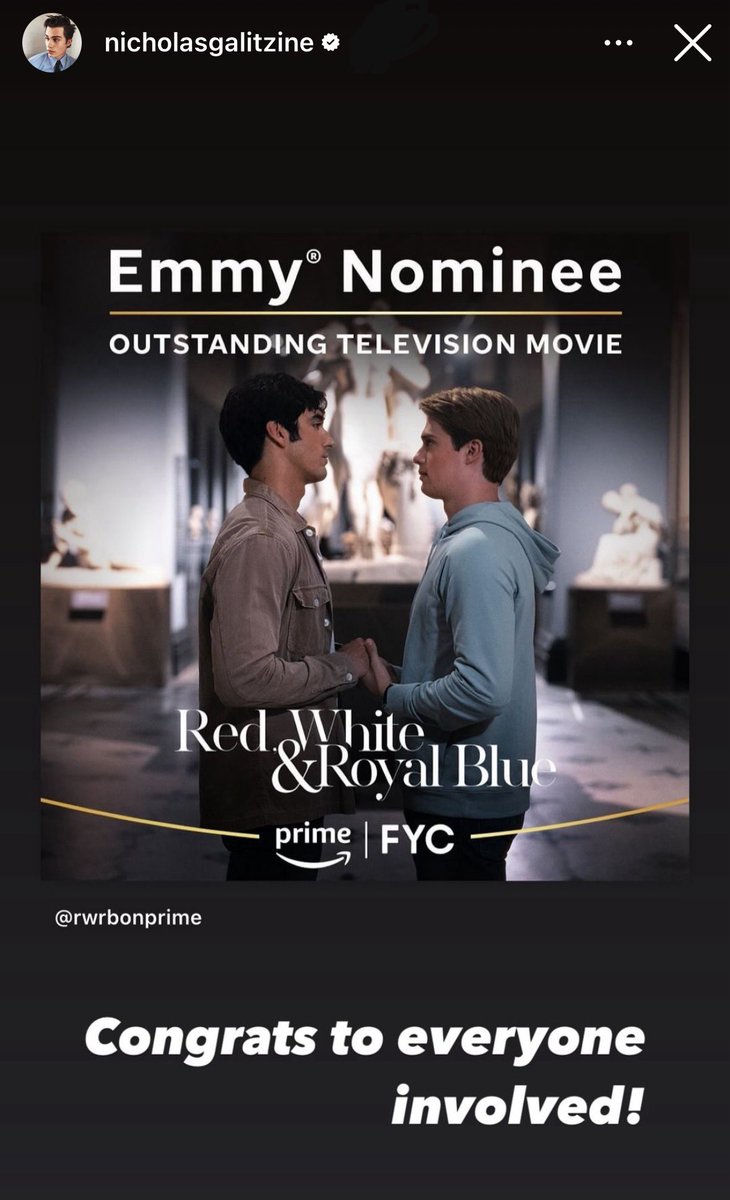 RWRBNews's tweet photo. Nicholas Galitzine, Thomas Flynn, Uma Thurman, and Rachel Hilson all celebrating the nomination on their Instagram stories!! https://t.co/bYl6i4yfGv