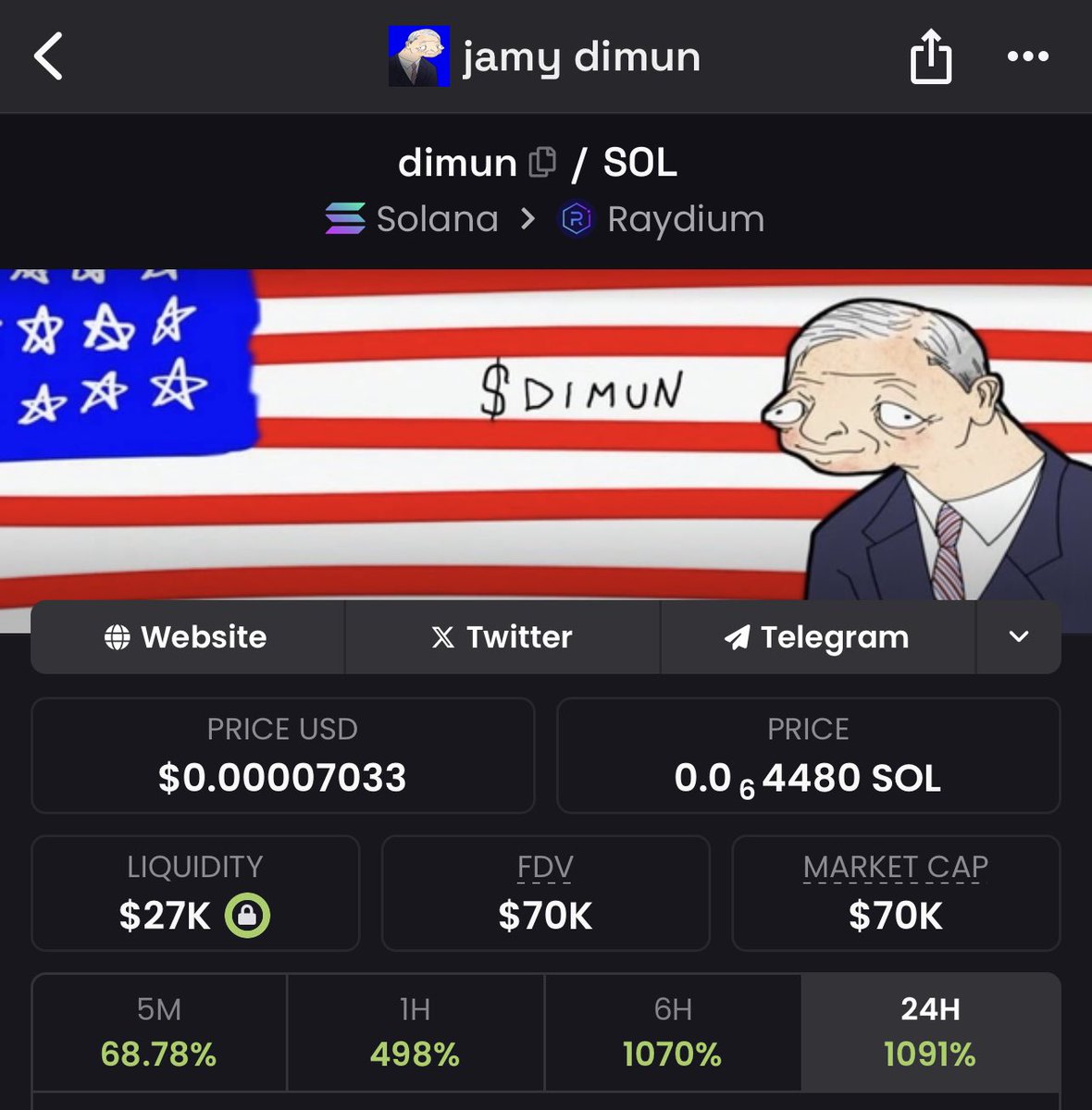 SmokezXBT's tweet photo. AYO JAMIE DIMON (CEO OF JPMORGAN) IS THE MAN RN WITH TRUMP SAYING HE CHANGED TRUMPS STANCE ON CRYPTO.

$dimun dev deserves millions coz he’s still working &amp; holding weeks after community jeeted. TOP TIER memes and site. check the website / tg. 

@idrawline @slingoor Alpha 👀 https://t.co/11bohgJUxV