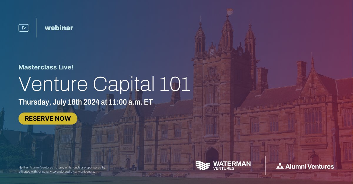 watermanvc's tweet photo. Join us for an upcoming presentation hosted by Managing Partner Ludwig Schulze. Discover the framework our team uses to evaluate promising startups, walk through the process, and learn how you can invest in startups through Waterman Ventures: https://t.co/k7LqIB0fM5. https://t.co/XXrW6khe6w