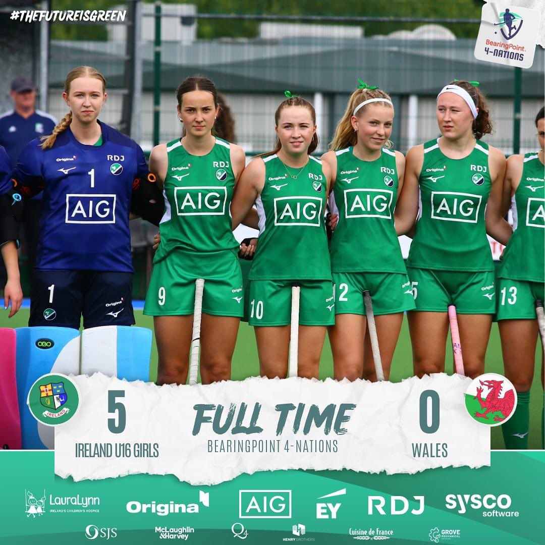 Ban Academy Sport (@banacademysport) on Twitter photo The U16 Girls <a href="/irishhockey/">Hockey Ireland</a> put together their most comprehensive performance of the BearingPoint 4-Nations so far today, with a 5-0 victory over Wales. The goals were shared across five different scorers our very own Ruby Johnston,captain, finding the net in a penalty corner! The U16 Girls <a href="/irishhockey/">Hockey Ireland</a> put together their most comprehensive performance of the BearingPoint 4-Nations so far today, with a 5-0 victory over Wales. The goals were shared across five different scorers our very own Ruby Johnston,captain, finding the net in a penalty corner!