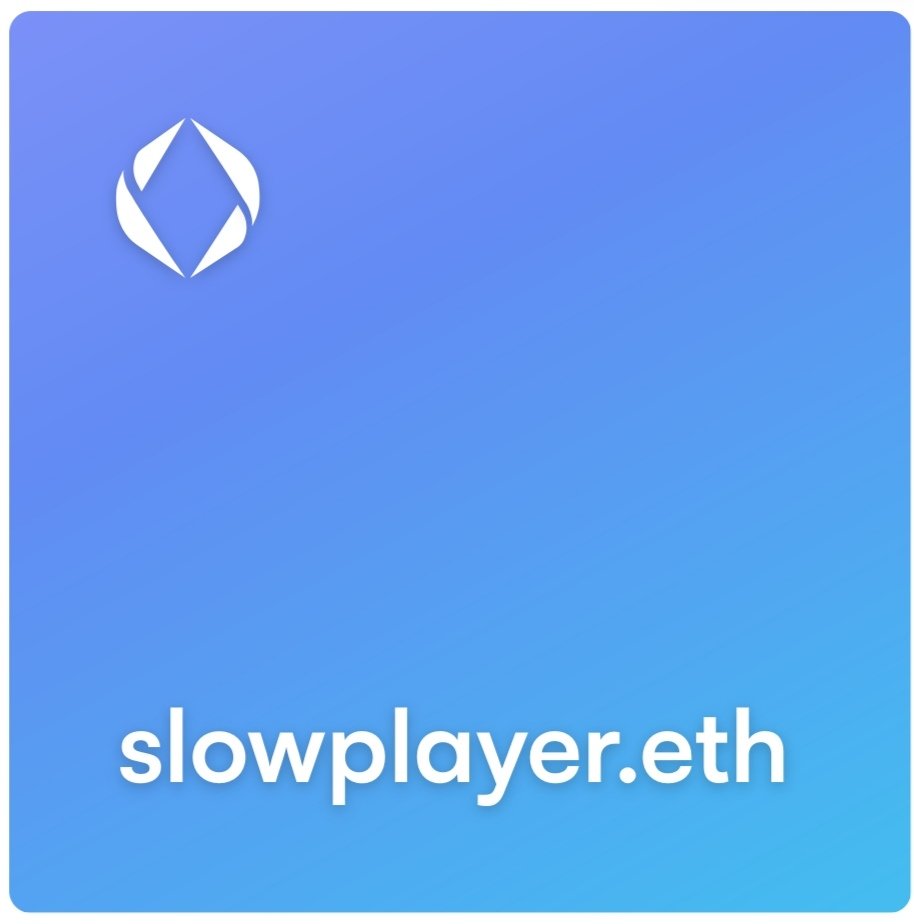 enspoker_com's tweet photo. Are you a Slowplayer? There are millions of these players... But only one slowplayer.eth
#slowplayer #poker #enspoker #ens #digitalidentity https://t.co/12TNj41NVI