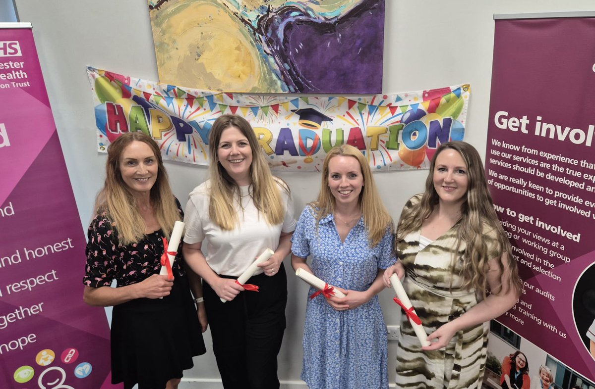 Catherineb07's tweet image. Today we had our graduation. 🎉 We qualified in Education Mental Health Practice in 2020 so slightly delayed due to Covid.
It was nice to catch up with so many lovely friends and colleagues. 😁 #NHS #TeamCAMHS @GMMH_NHS
#EMHPCat