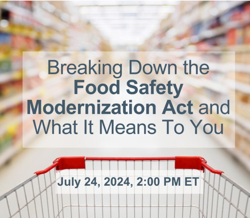MtnLeverage's tweet photo. In today’s food supply chain, ensuring the safety of what ends up on our plates has never been more
critical. Enter FSMA.

Be one of the first 100 registrants for our upcoming webinar and receive a free copy of our “FSMA Readiness Guide” Register: https://t.co/AAcQCr33tz https://t.co/1RrbNguGxZ